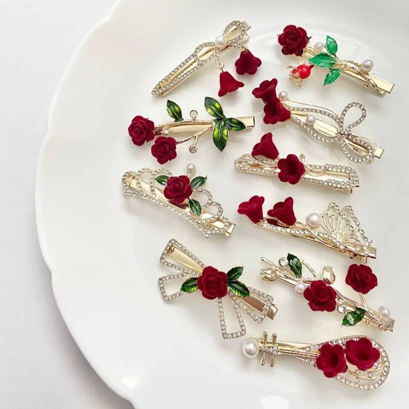 گیره انبری گل رز بسیار زیبا